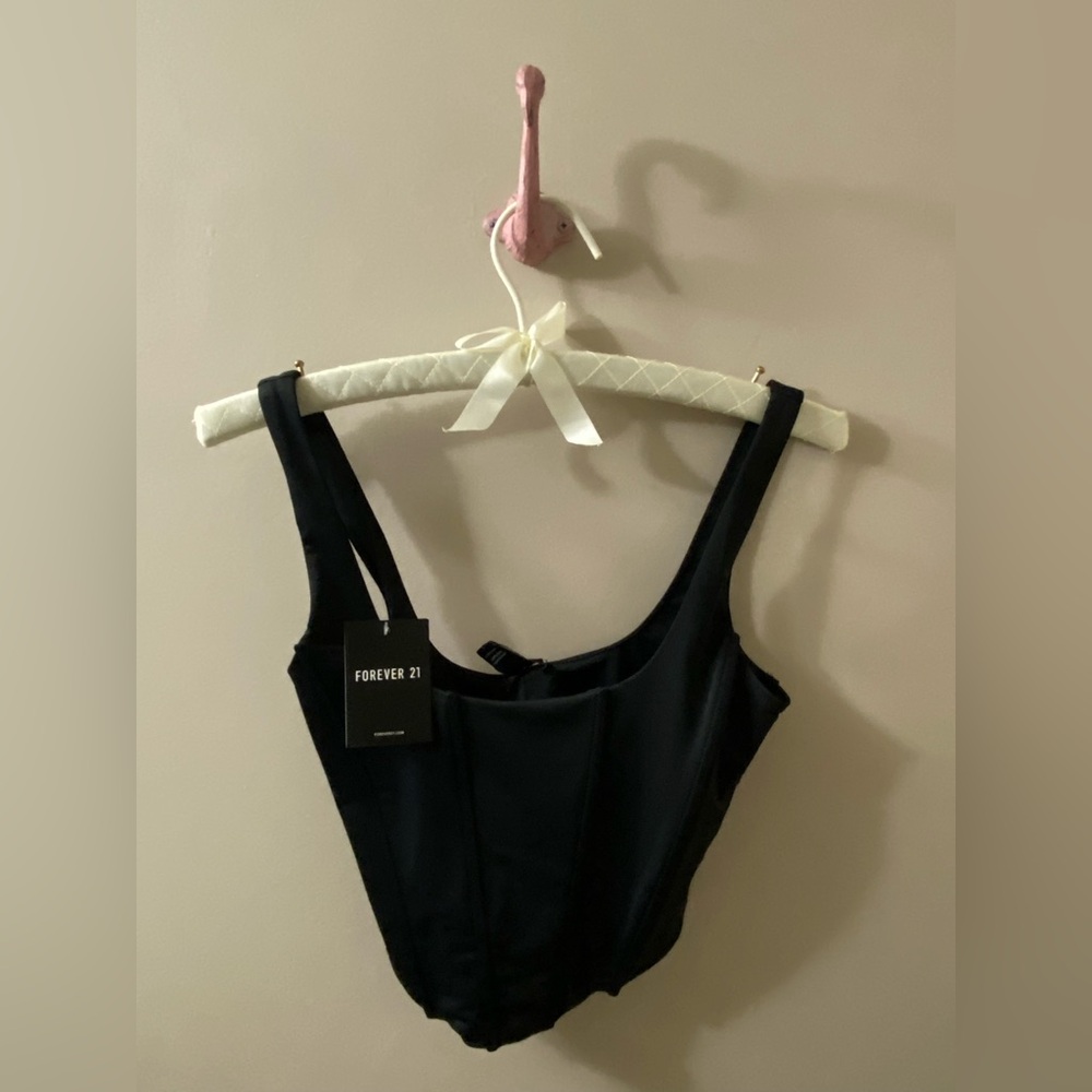 Forever 21 Black Corset Top